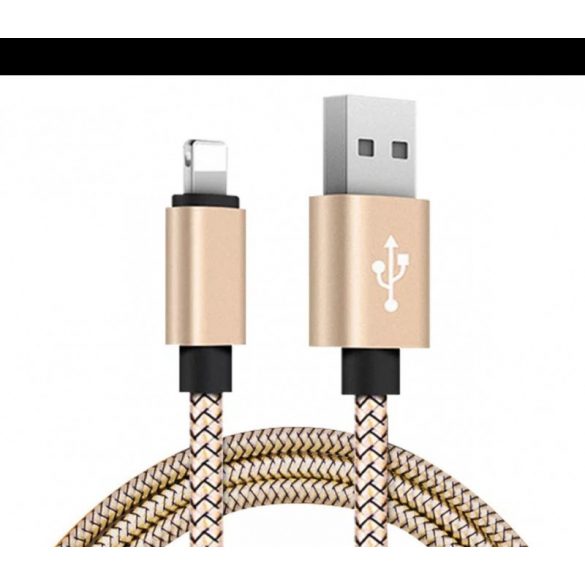 Extra strapabíró 1 méteres Lightning Iphone gyorstöltő és USB adatkábel