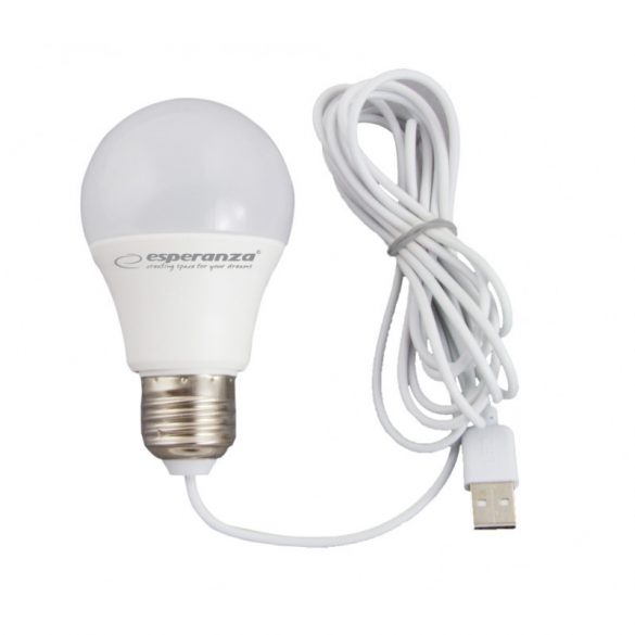 Esperanza LED villanykörte 5W USB 