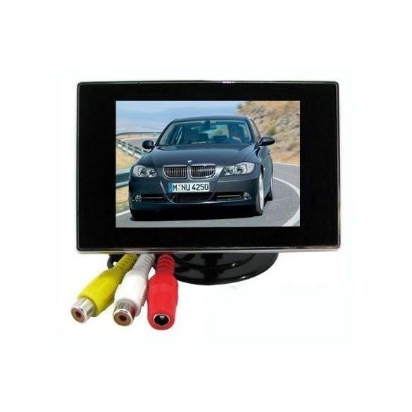 3.5 TFT LCD mini monitor autóba színes tolatókamera monitor